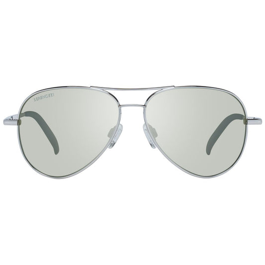 Serengeti Silberne Unisex-Sonnenbrille