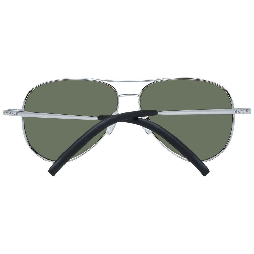 Serengeti Silberne Unisex-Sonnenbrille