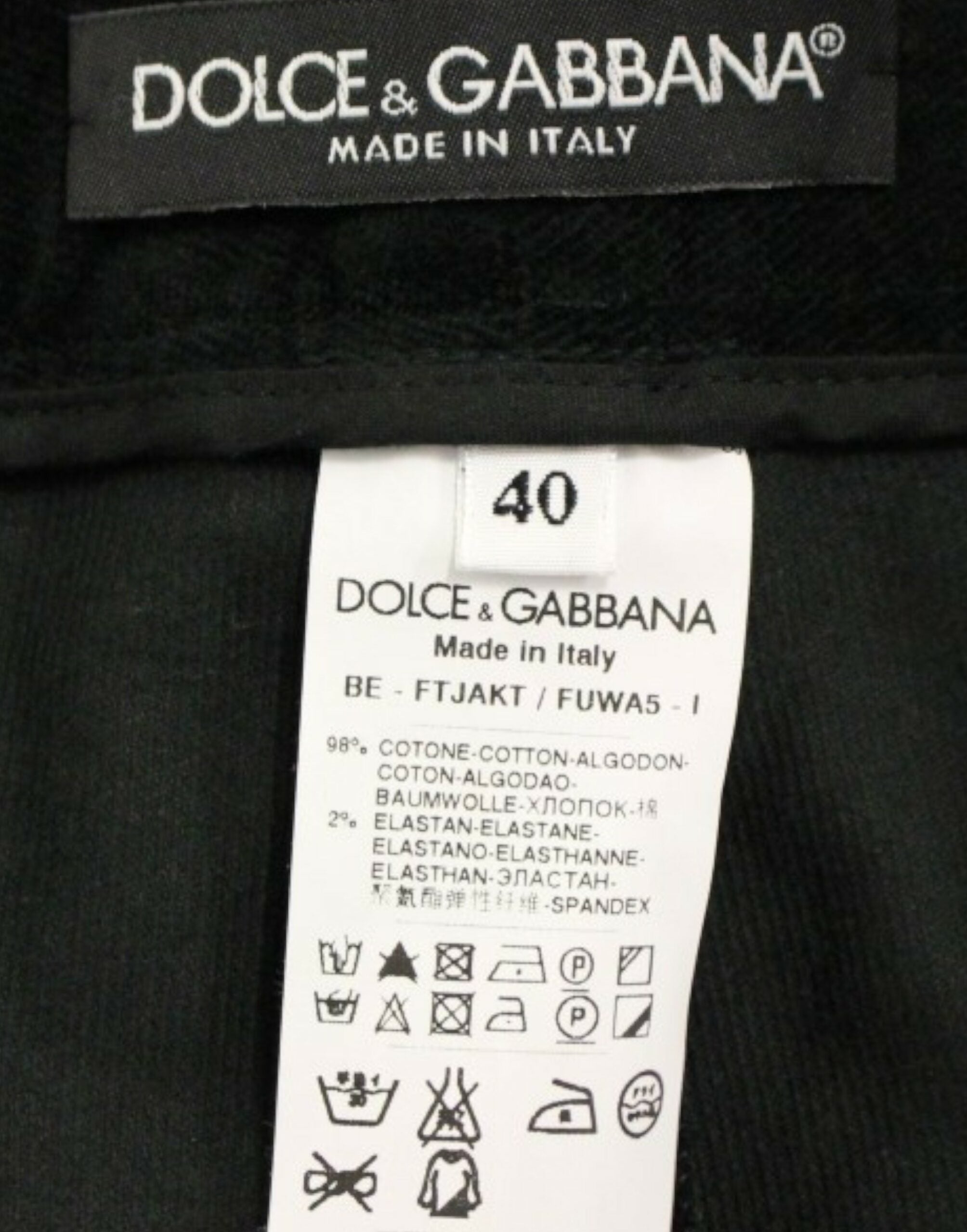 Dolce & Gabbana Elegante schwarze Designer-Shorts