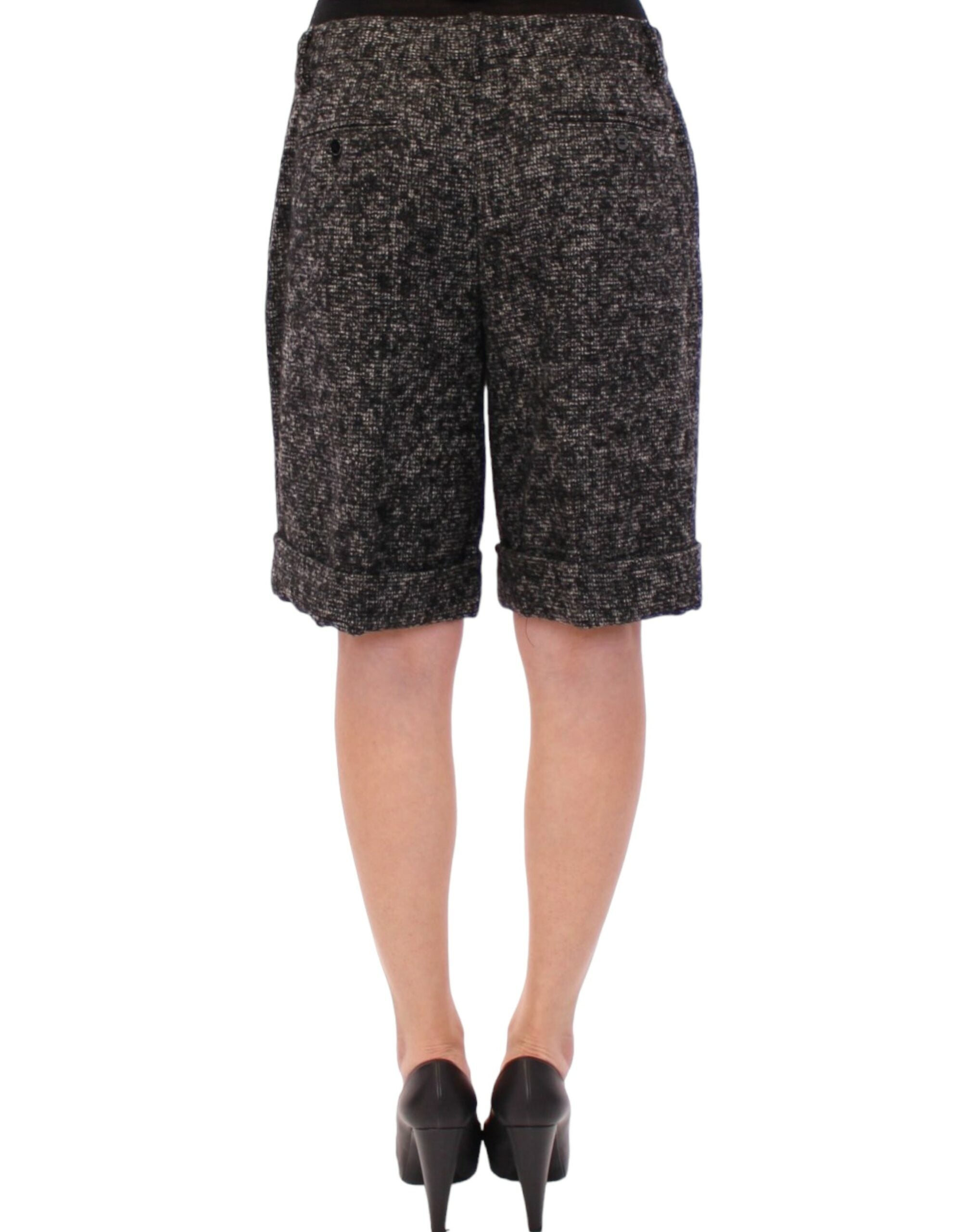 Dolce & Gabbana Elegante graue Shorts aus Alpakamischung