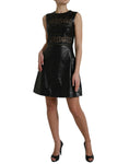 Load image into Gallery viewer, Valentino Elegant Black A-Line Mini Dress
