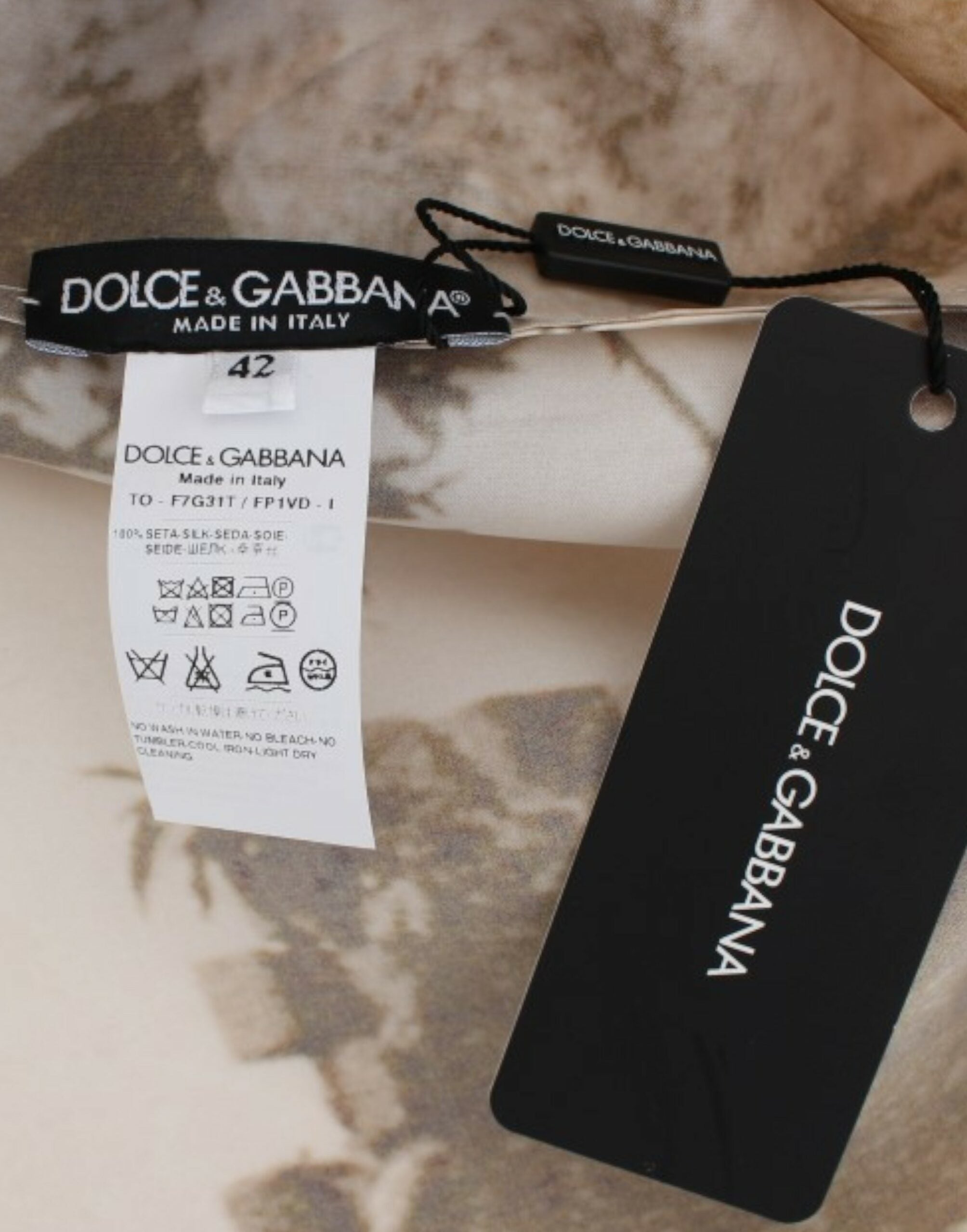 Dolce &amp; Gabbana Büyülü Sicilya Taormina Desenli İpek Bluz