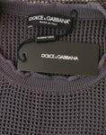 Load image into Gallery viewer, Dolce & Gabbana Elegant round neck mesh sweater in light purple
