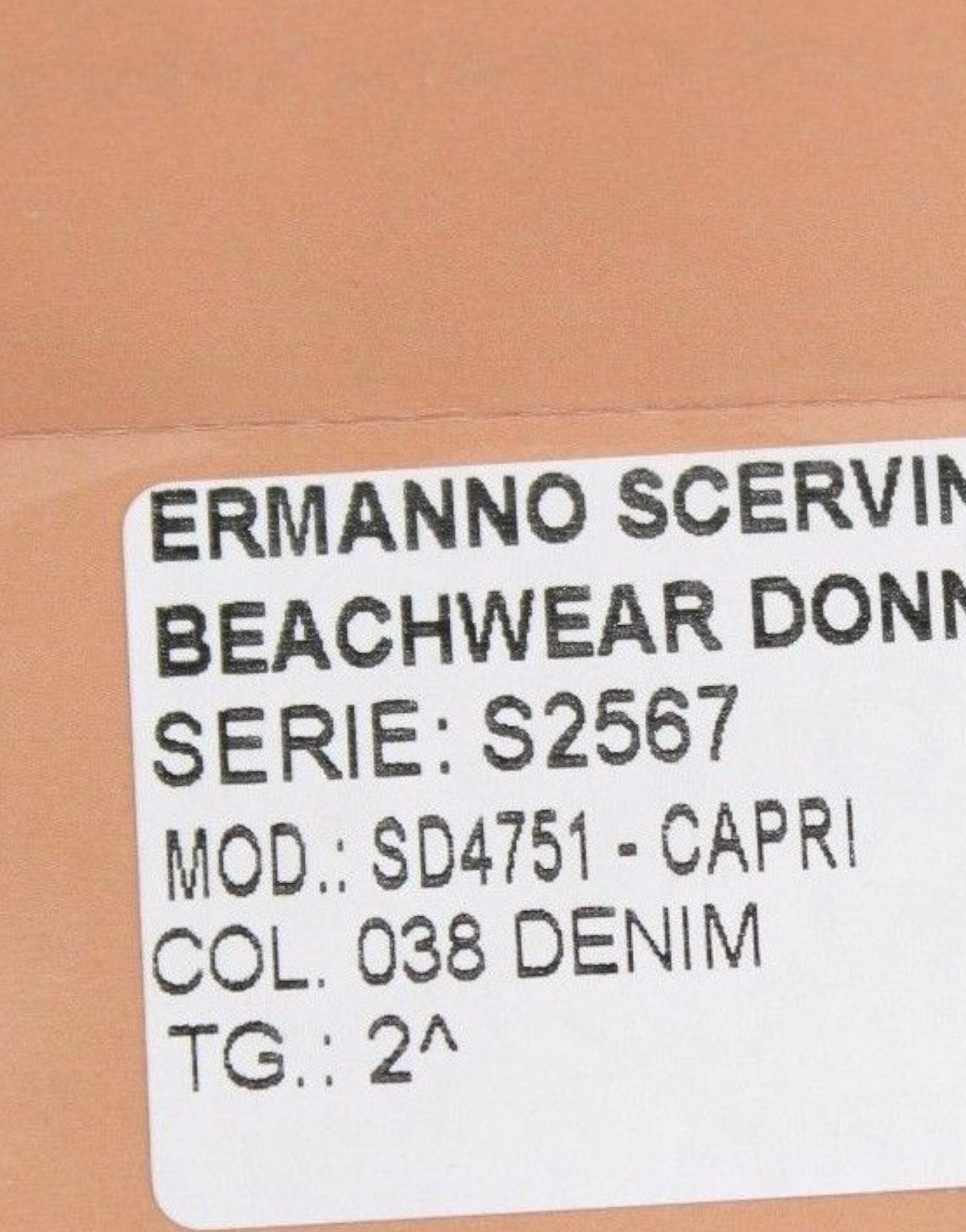 Ermanno Scervino Schicke blaue Capri-Jeans für elegante Sommermonate