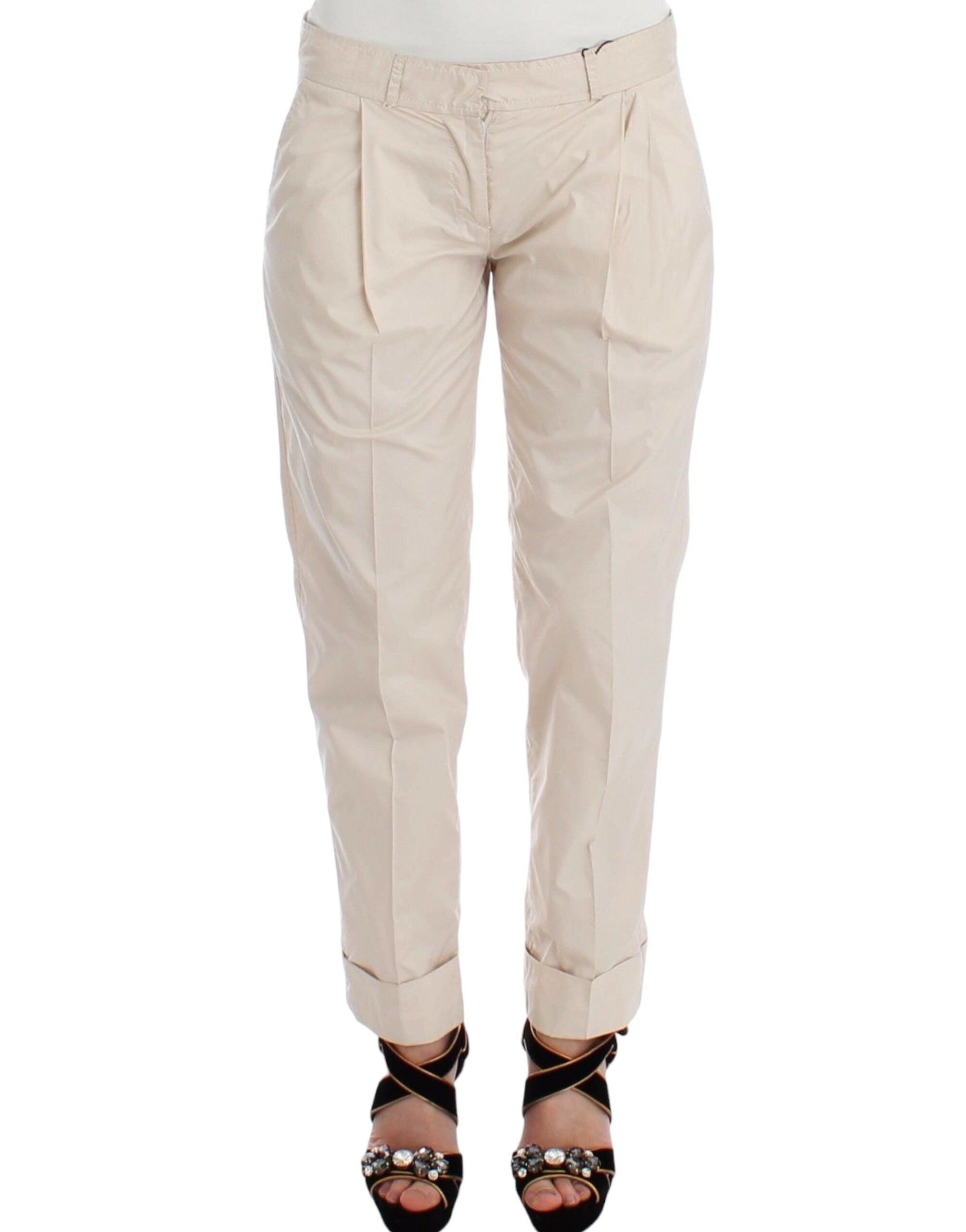 Ermanno Scervino Schicke Beige Chino-Hose - Eleganz neu definiert