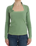 Load image into Gallery viewer, Ermanno Scervino Elegant green striped wool blend sweater
