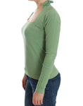 Load image into Gallery viewer, Ermanno Scervino Elegant green striped wool blend sweater
