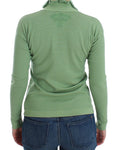 Load image into Gallery viewer, Ermanno Scervino Elegant green striped wool blend sweater
