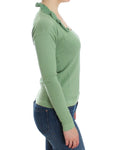 Load image into Gallery viewer, Ermanno Scervino Elegant green striped wool blend sweater
