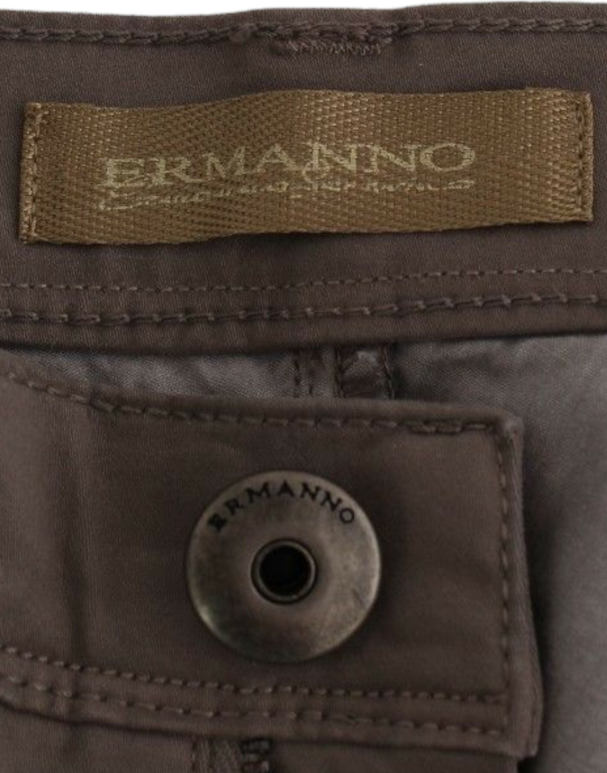 Ermanno Scervino Schicke Skinny Jeans in Taupe für den gehobenen Stil