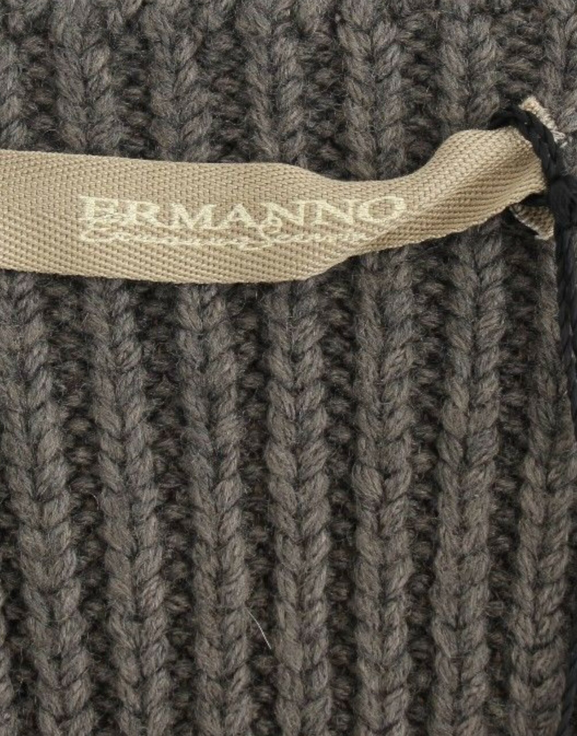 Ermanno Scervino Schickes graues Strick-Top mit Rundhalsausschnitt