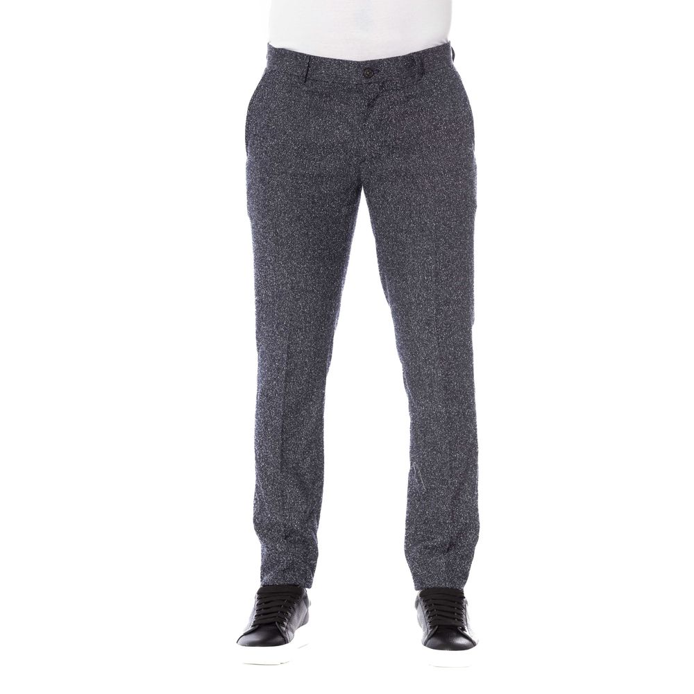 Trussardi Black Cotton Jeans &amp; Trousers