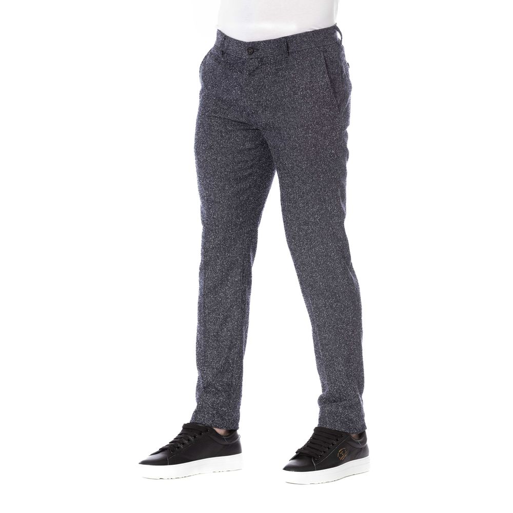 Trussardi Black Cotton Jeans &amp; Trousers