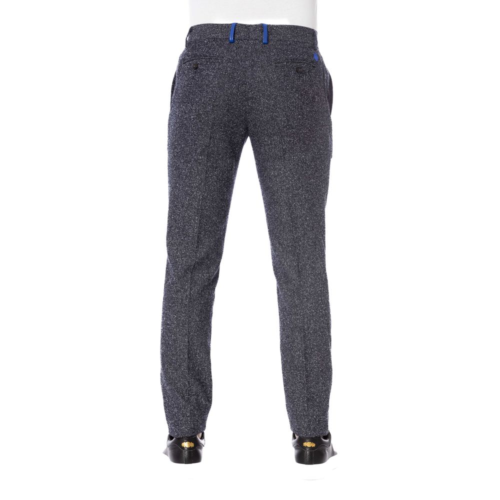 Trussardi Black Cotton Jeans &amp; Trousers