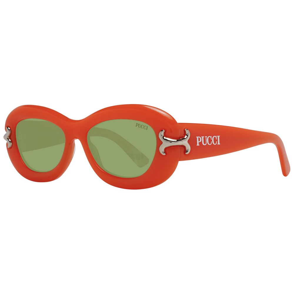 Emilio Pucci Orange Frauen Sonnenbrille