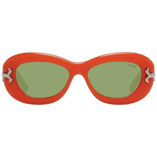 Emilio Pucci Orange Frauen Sonnenbrille