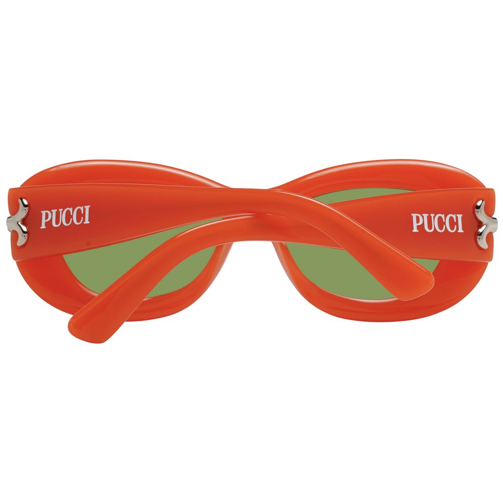 Emilio Pucci Orange Frauen Sonnenbrille