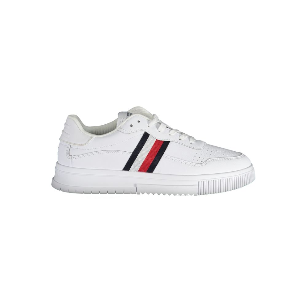 Tommy Hilfiger Weißes Leder Herren Sneaker