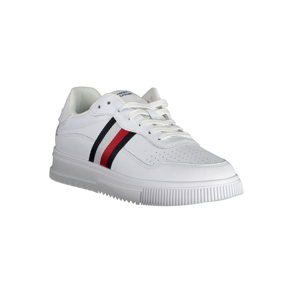 Tommy Hilfiger Weißes Leder Herren Sneaker