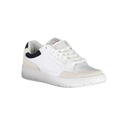 Tommy Hilfiger Weißes Polyethylen Herren Sneaker