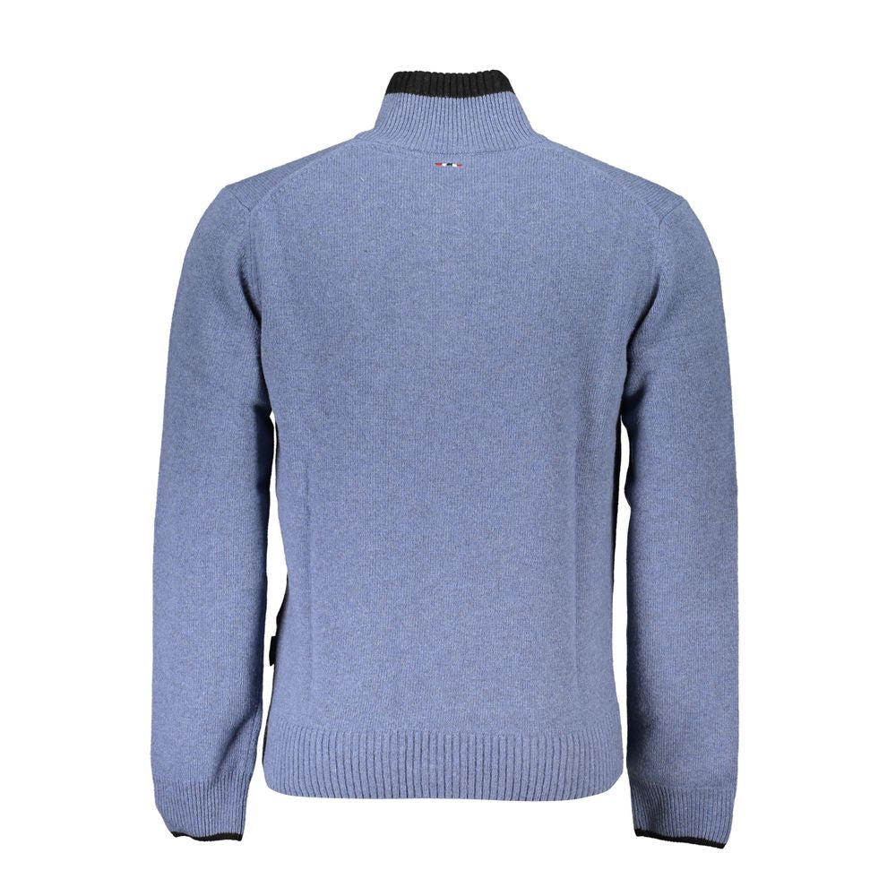 Napapijri Blauer Stoff Männer Pullover