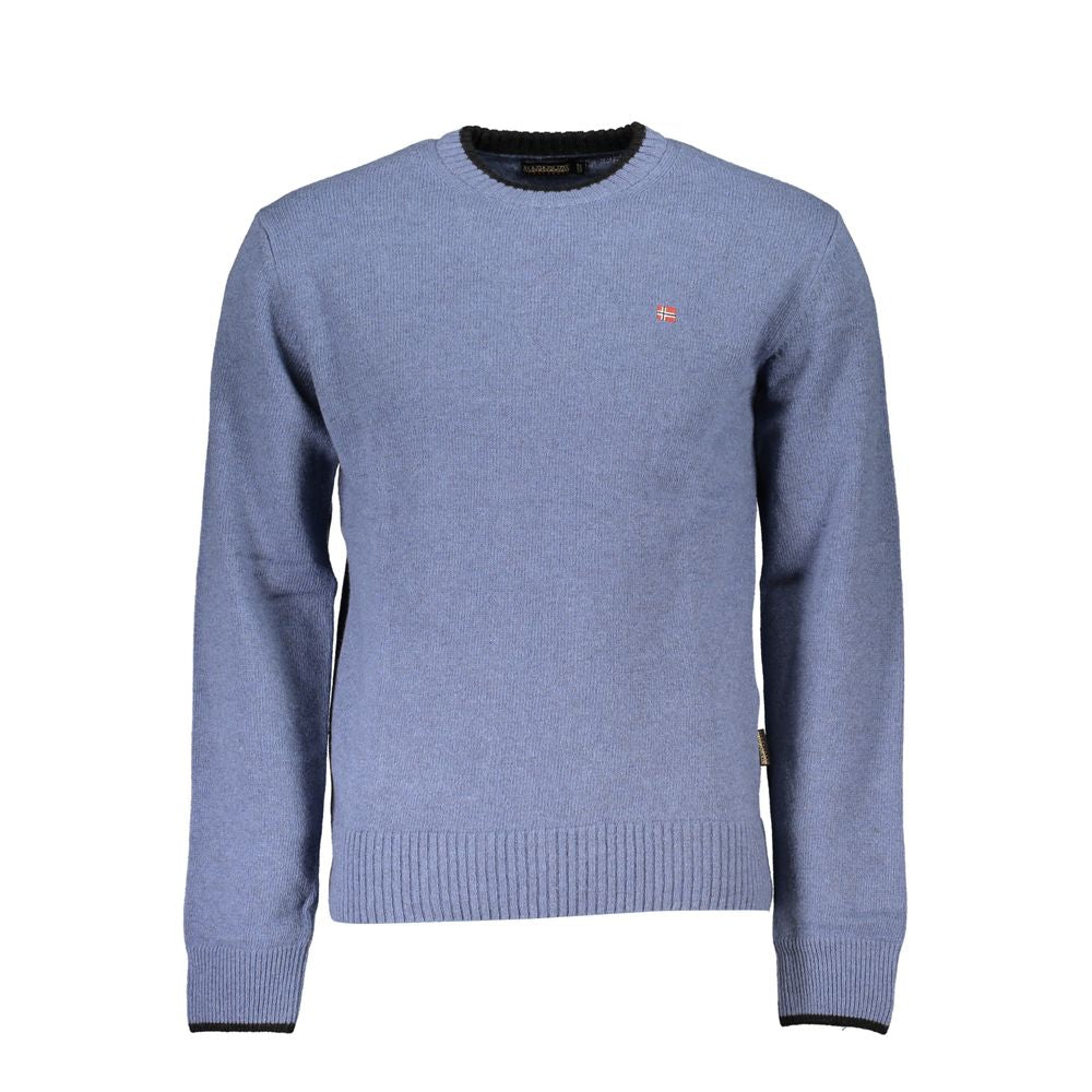 Napapijri Blauer Stoff Männer Pullover