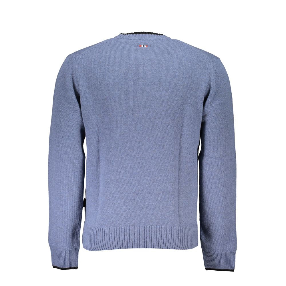 Napapijri Blauer Stoff Männer Pullover