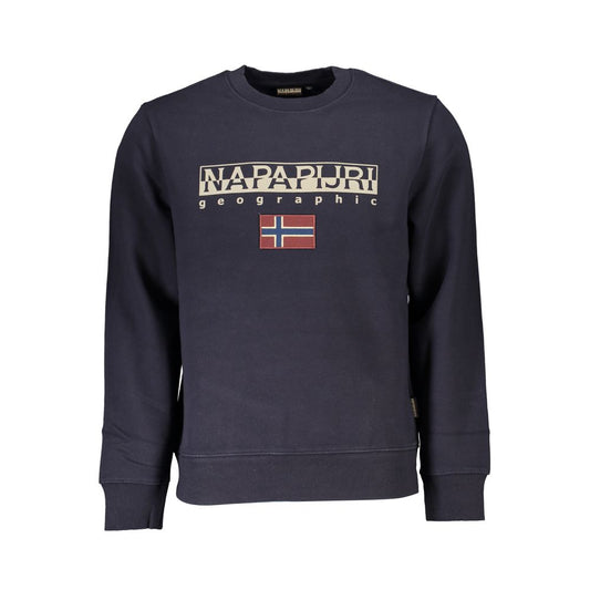 Napapijri Blauer Baumwollpullover für Männer