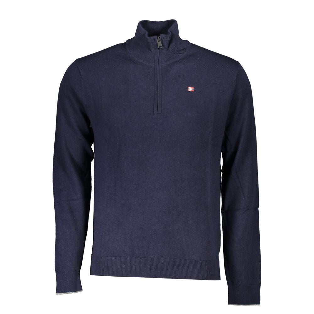 Napapijri Blauer Stoff Männer Pullover