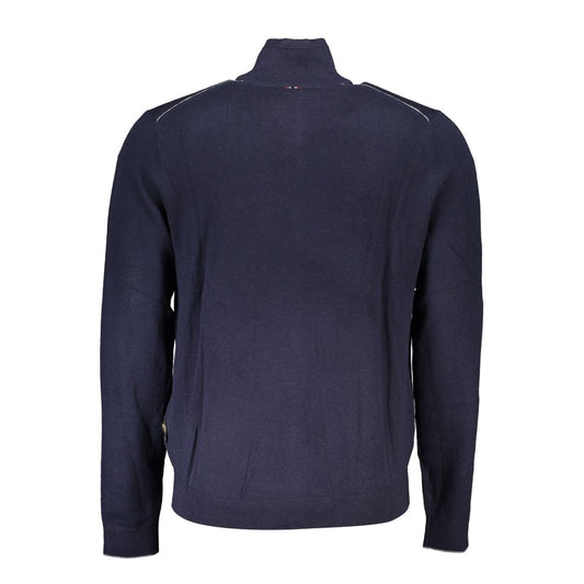 Napapijri Blauer Stoff Männer Pullover