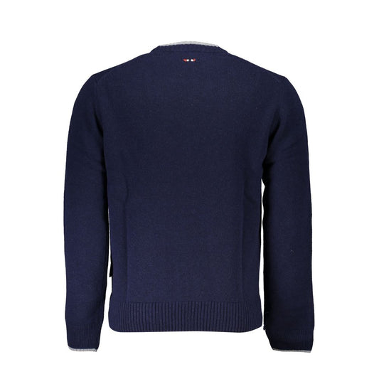 Napapijri Blauer Stoff Männer Pullover