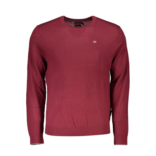 Napapijri Roter Stoff Männer Pullover