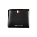 Resmi galeri görüntüleyiciye yükleyin, Tommy Hilfiger Schwarzes Leder Herren Portemonnaie
