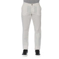 Load image into Gallery viewer, Trussardi Jeans Chic white cotton blend trousers
