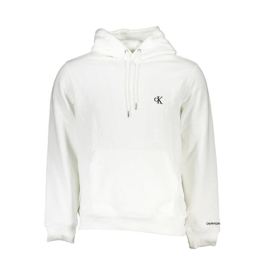 Calvin Klein Schickes langärmeliges Sweatshirt mit Kapuze in Weiß