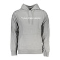 Resmi galeri görüntüleyiciye yükleyin, Calvin Klein Schickes graues Sweatshirt mit Kapuze und zentraler Tasche
