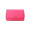 Bild in Galerie-Betrachter laden, Michael Kors Jet Set Medium Electric Pink Convertible Pouchette Crossbody Tasche
