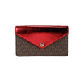 Bild in Galerie-Betrachter laden, Michael Kors Jet Set Travel Crimson Small Flap Clutch Crossbody Bag
