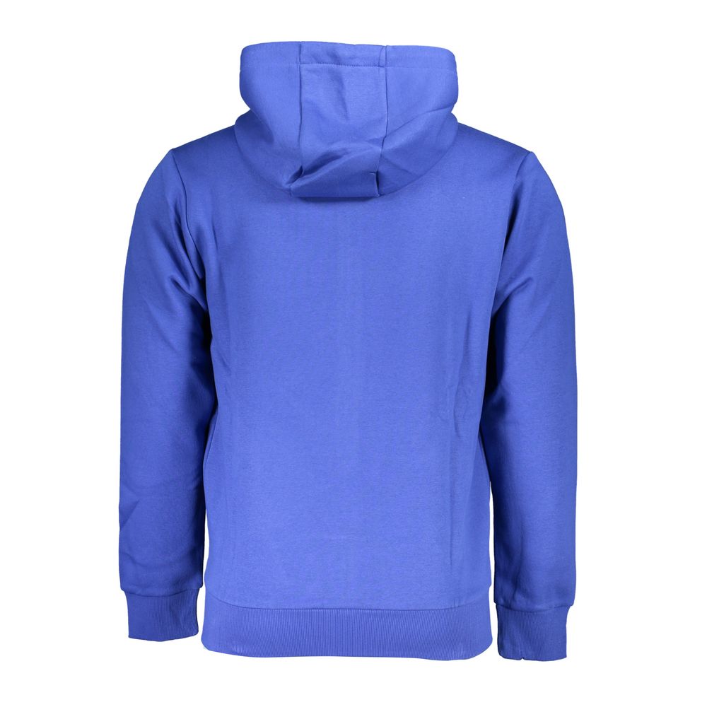 U.S. Grand Polo Elegantes Sweatshirt mit Kapuze und Reißverschluss in Blau