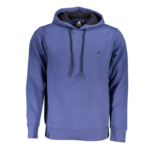 U.S. Grand Polo Elegantes langärmeliges Sweatshirt mit Kapuze in Blau