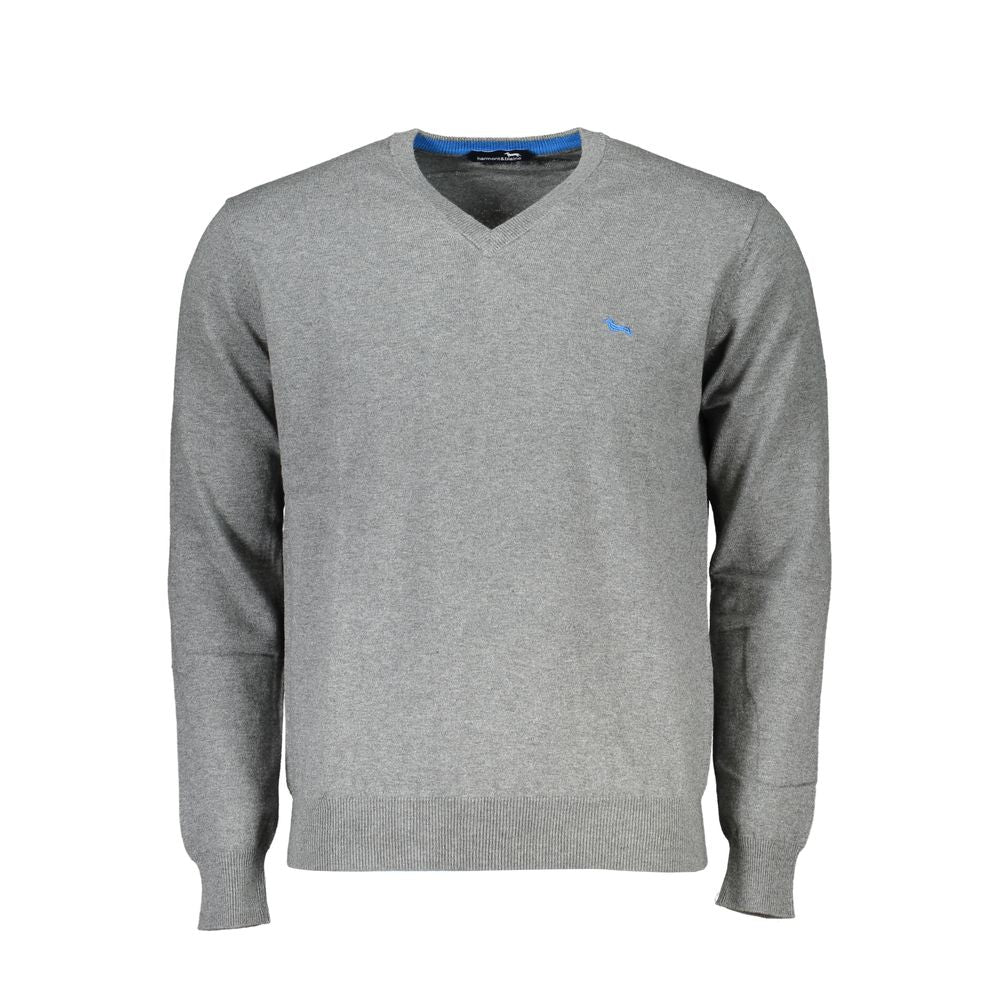 Harmont & Blaine Raffinierter Pullover mit V-Ausschnitt aus Baumwollmischung