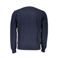 Load image into Gallery viewer, Harmont & Blaine Blauer Pullover mit V-Ausschnitt und Stickerei
