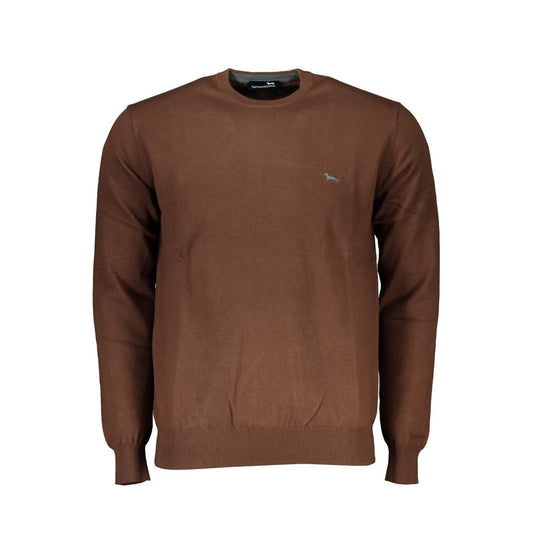 Harmont & Blaine Eleganter Pullover mit gesticktem Rundhalsausschnitt