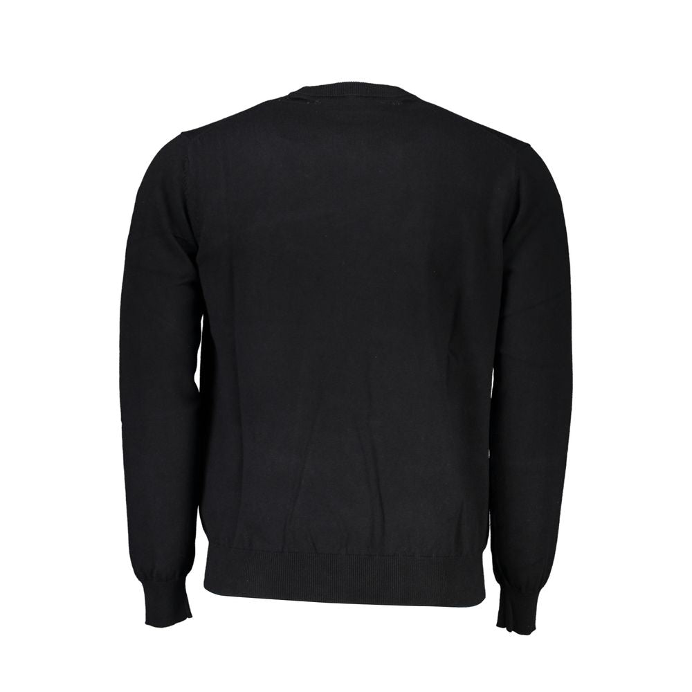 Harmont & Blaine Eleganter Pullover mit gesticktem Rundhalsausschnitt