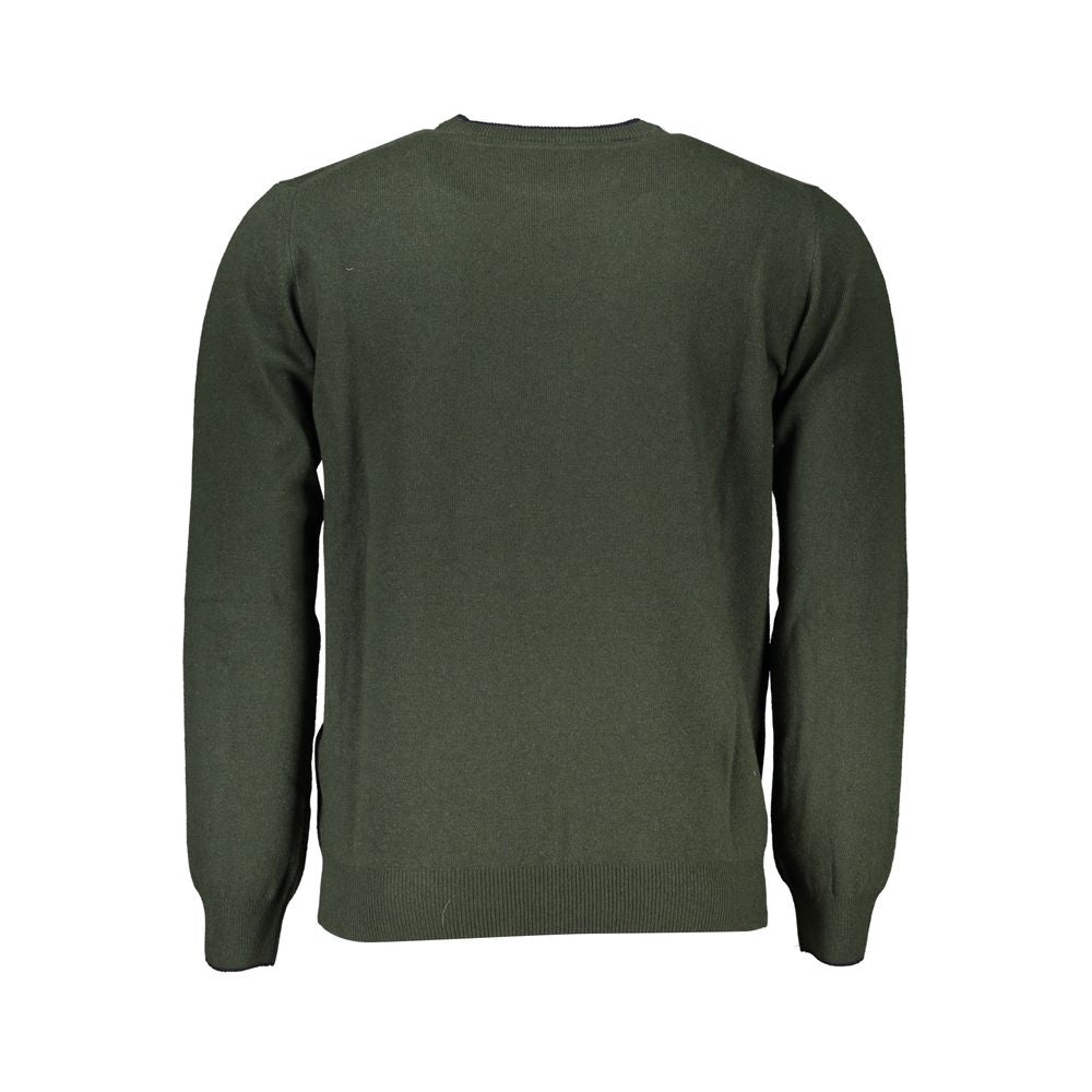 Harmont & Blaine Schicker grüner Designerpullover mit Rundhalsausschnitt