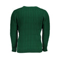 Load image into Gallery viewer, U.S. Grand Polo Eleganter grüner Pullover mit Rundhalsausschnitt
