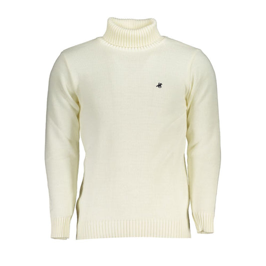 U.S. Grand Polo Eleganter Rollkragenpullover mit gesticktem Logo