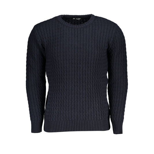 U.S. Grand Polo Eleganter Pullover mit Rundhalsausschnitt in Blau