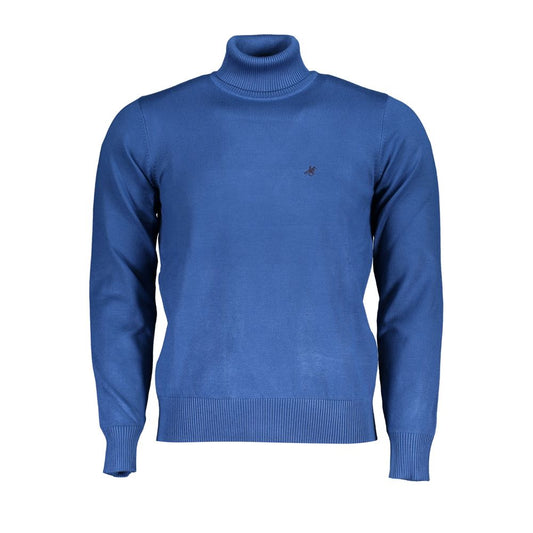 U.S. Grand Polo Eleganter Rollkragenpullover mit gesticktem Logo