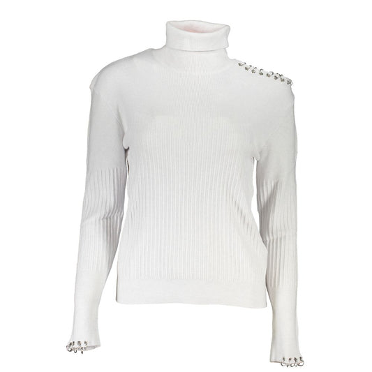 Patrizia Pepe Schicker Rollkragenpullover mit kontrastierenden Details